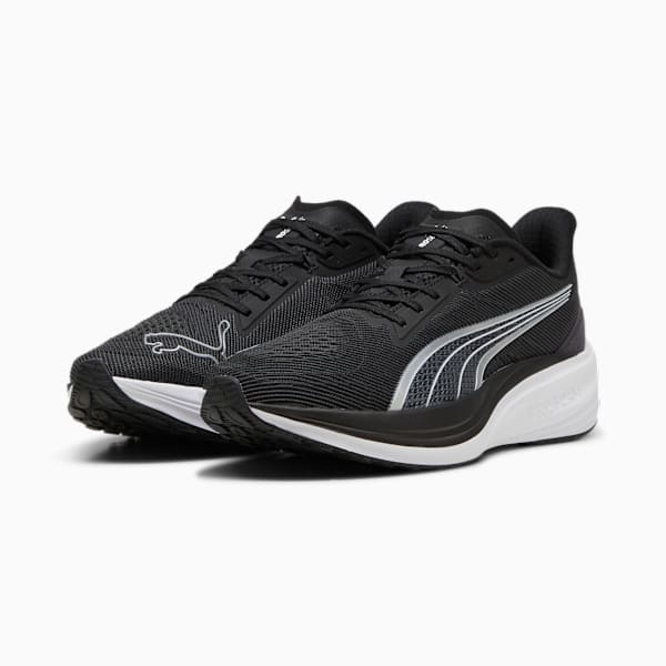 Darter Pro Running Shoes, PUMA Black-PUMA White, large-MEX