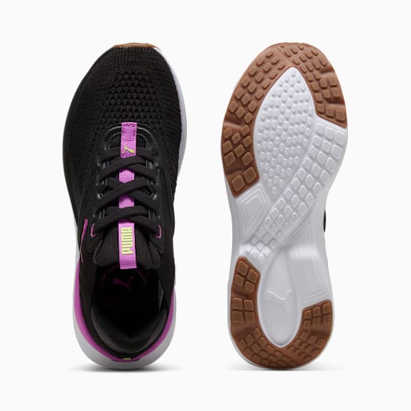 SOFTRIDE Mayve Running Shoes Women, PUMA Black-Pure Magenta-Yellow Alert, large-MEX