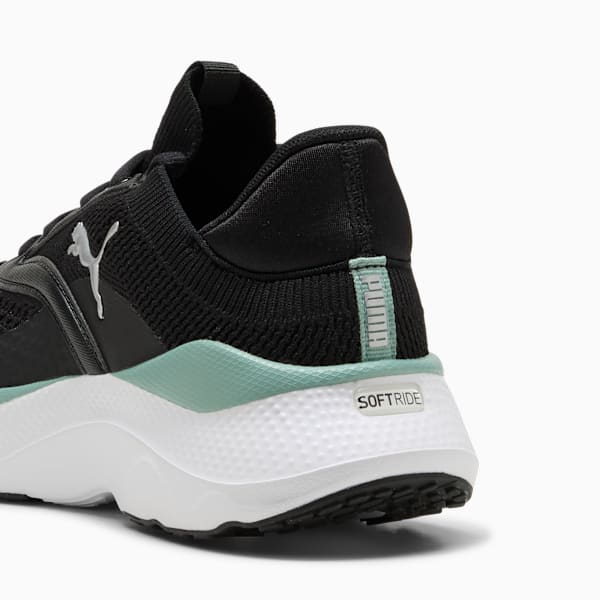 SOFTRIDE Mayve Running Shoes Women, PUMA Black-Light Moss-PUMA White, large-MEX