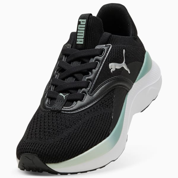 SOFTRIDE Mayve Running Shoes Women, PUMA Black-Light Moss-PUMA White, large-MEX