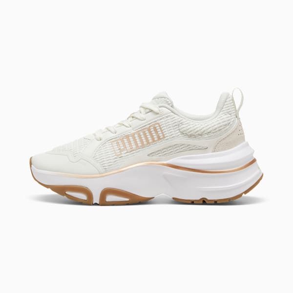 Zapatillas Softride Divine para mujer, Vapor Gray-PUMA Gold-Gum, large-ARG