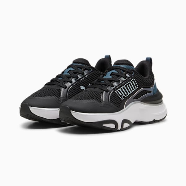 Zapatillas Softride Divine Metal para mujer, PUMA Black-Gray Skies-Frosted Dew, large-ARG