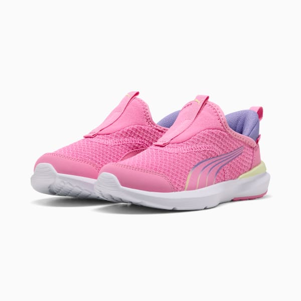 Kruz ProFoam SLIPTECH™ Running Shoes Kids, Posie Pink-Gold Moon, large-MEX
