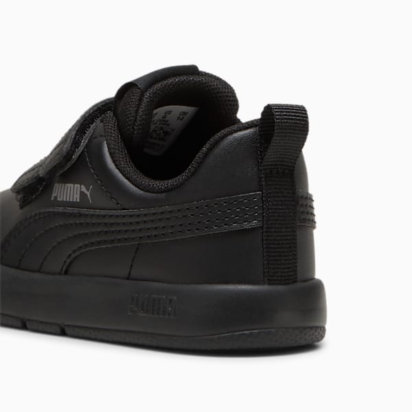 Tenis Courtflex V3 para bebés, PUMA Black-PUMA Black-Cast Iron, large-MEX