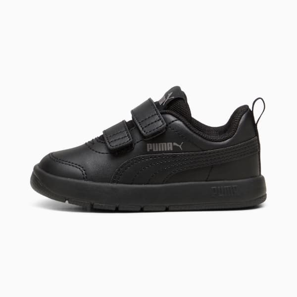 Tenis Courtflex V3 para bebés, PUMA Black-PUMA Black-Cast Iron, large-MEX