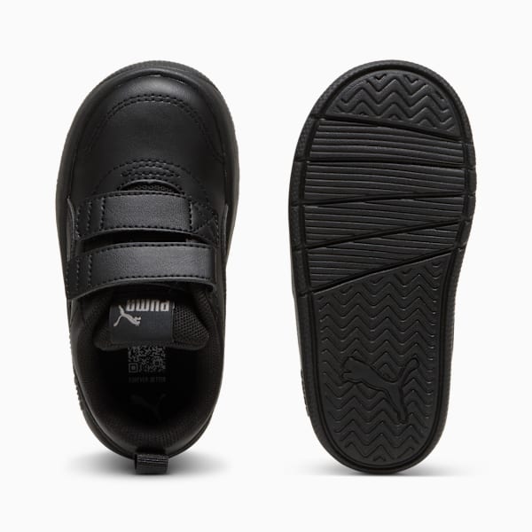 Tenis Courtflex V3 para bebés, PUMA Black-PUMA Black-Cast Iron, large-MEX