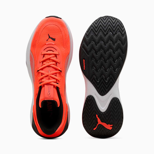 PWR Hybrid Training Shoes, Glowing Red-Gray Echo-PUMA Black, large-MEX