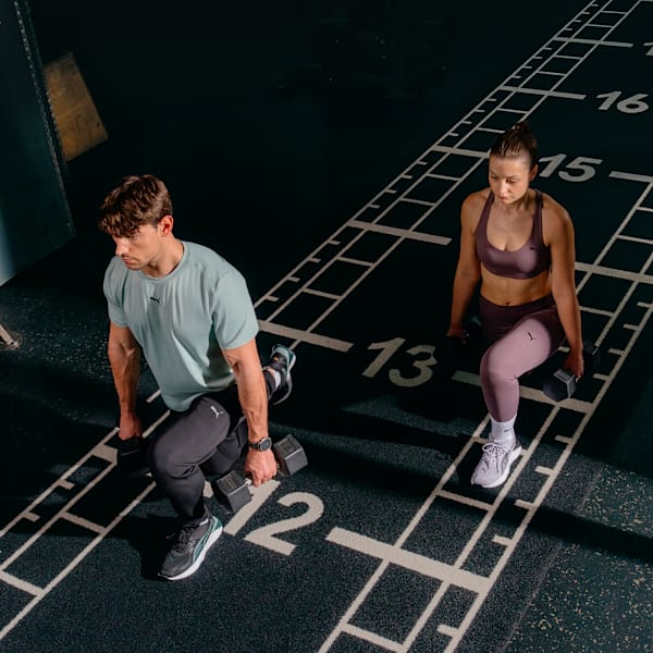 Tenis de entrenamiento PWR Hybrid, PUMA Black-Green Terrain-Light Moss, large-MEX