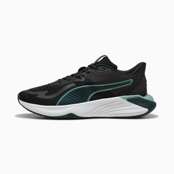Tenis de entrenamiento PWR Hybrid, PUMA Black-Green Terrain-Light Moss, large-MEX