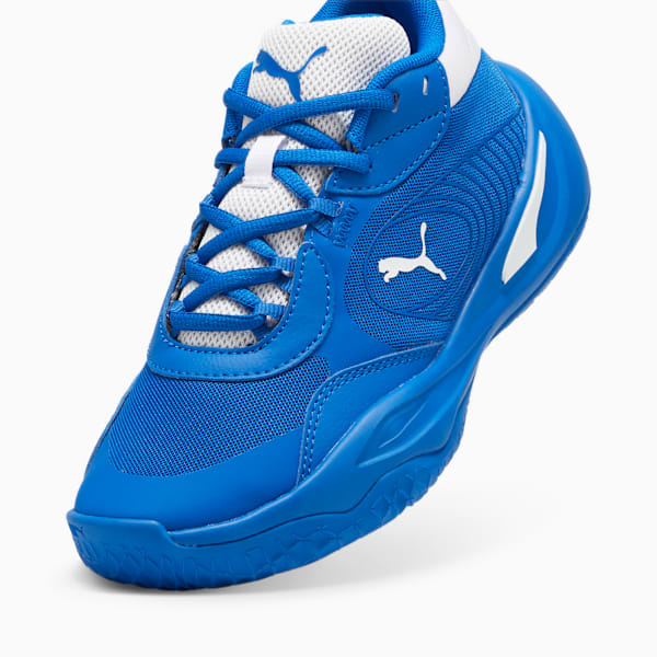Tenis de básquetbol Playmaker Pro para niños grandes, PUMA Team Royal-PUMA White, large-MEX