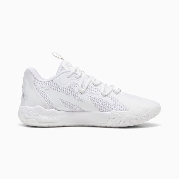 Zapatillas de Basket MB.03 Lo, PUMA White-Gray Fog, large-ARG