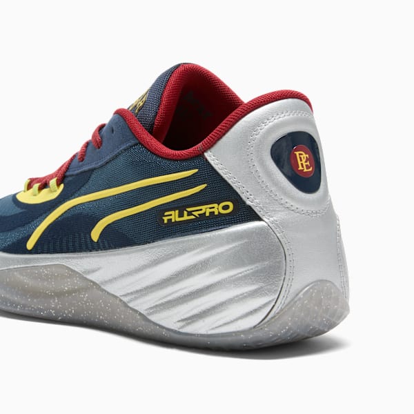 Tenis de basquetbol All-Pro NITRO 2 Crowd Craze, Club Navy-Intense Red-Golden Fog-Yellow Blaze-Silver Mist, large-MEX