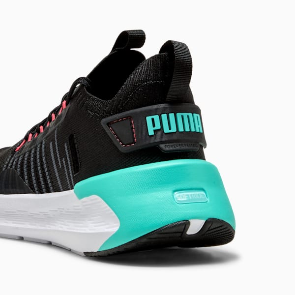 Zapatillas de running SOFTRIDE Symmetry Fuzion para mujer, PUMA Black-Aquatic-Peach Frost, large-ARG
