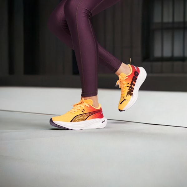 Zapatillas de running Deviate NITRO™ 3 para mujer, Sun Stream-Sunset Glow-PUMA White, large-ARG
