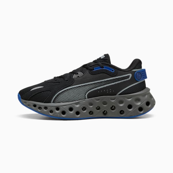 Tenis de running SOFTRIDE Frequence, PUMA Black-Vivid Blue-Cool Dark Gray, large-MEX