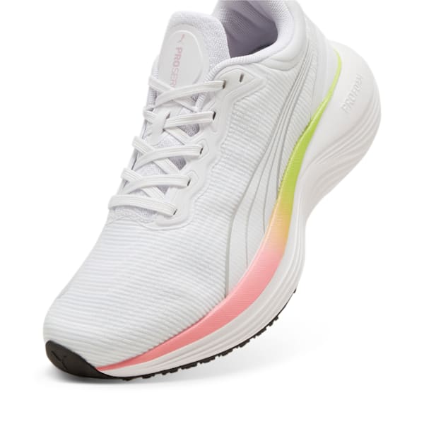 Zapatillas Scend Pro Ultra para mujer, PUMA White-Lime Pow, large-ARG