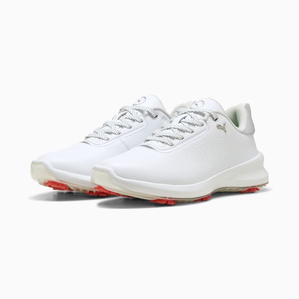 IGNITE Blaze 2 Golf Shoes Women, PUMA White-Peach Frost, large-ZAF