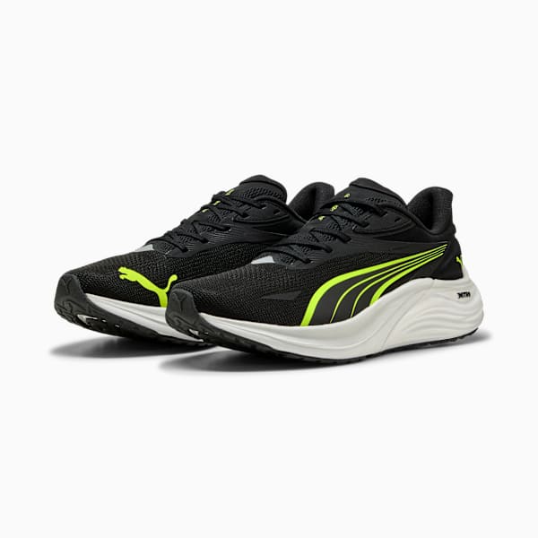Tenis de running Electrify NITRO™ 4 para hombre, PUMA Black-Yellow Alert-Feather Gray, large-MEX