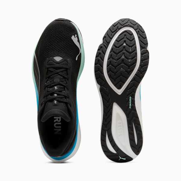 Electrify NITRO™ 4 Running Shoes Men, PUMA Black-Mint Melt-Speed Blue, large-ZAF