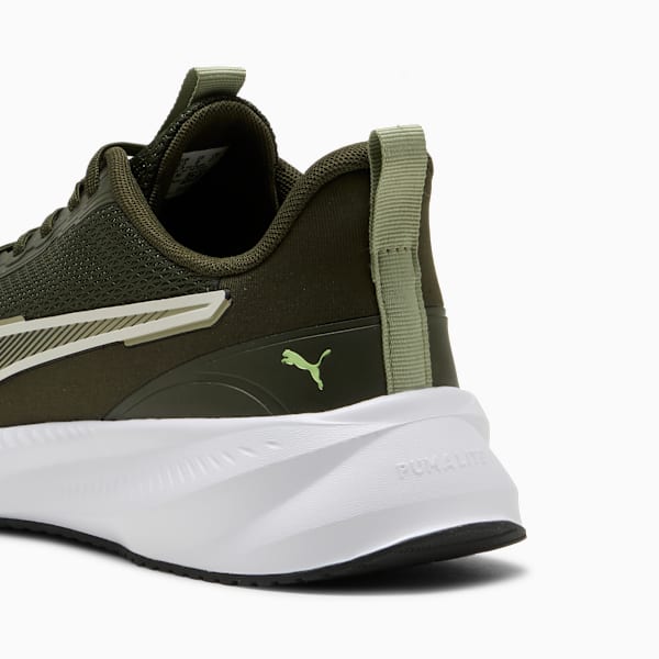Flyer Lite 3 Running Shoes, Dark Olive-PUMA White-Fizzy Light, large-ZAF