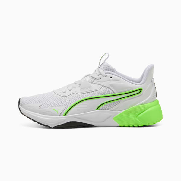 Tenis de entrenamiento Disperse XT 4, PUMA White-PUMA Black-Green Glare, large-MEX