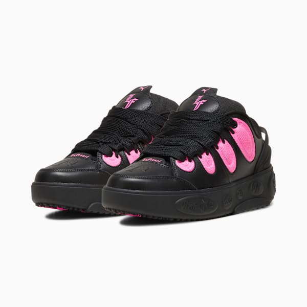 LaFrancé Untouchable Basketball Shoes Unisex, PUMA Black-Glowing Pink, large-MEX