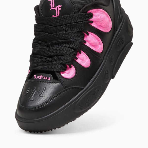 LaFrancé Untouchable Basketball Shoes Unisex, PUMA Black-Glowing Pink, large-MEX