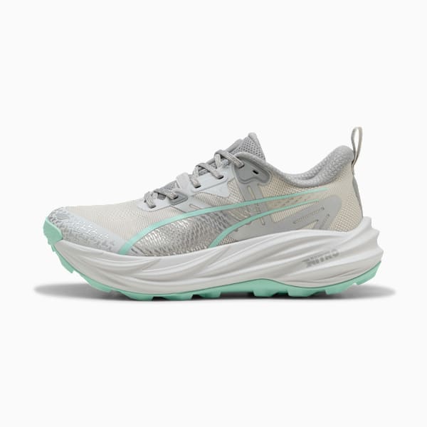 Voyage NITRO™ 4 Running Shoes Women, Feather Gray-Mint Melt-PUMA Silver, large-MEX