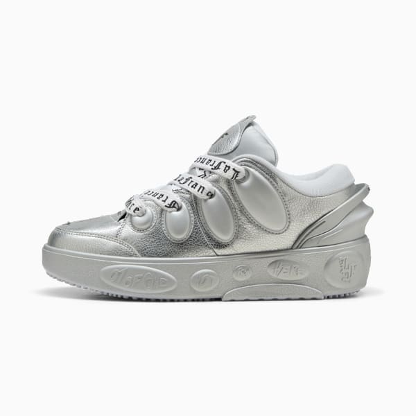 Tenis PUMA HOOPS x LAFRANCÉ Chrome, Silver Mist-Puma Silver-PUMA Black, large-MEX