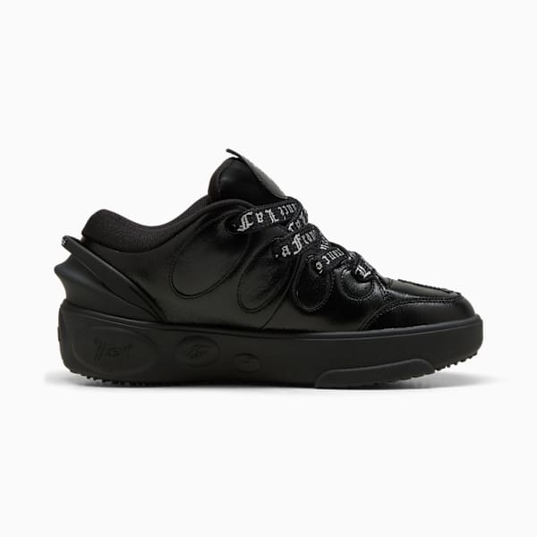 Tenis PUMA HOOPS x LAFRANCÉ Chrome, PUMA Black-Silver Mist-Puma Silver, large-MEX
