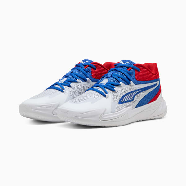 Tenis de básquet The Dagger, PUMA White-Mountain Blue-For All Time Red, large-MEX