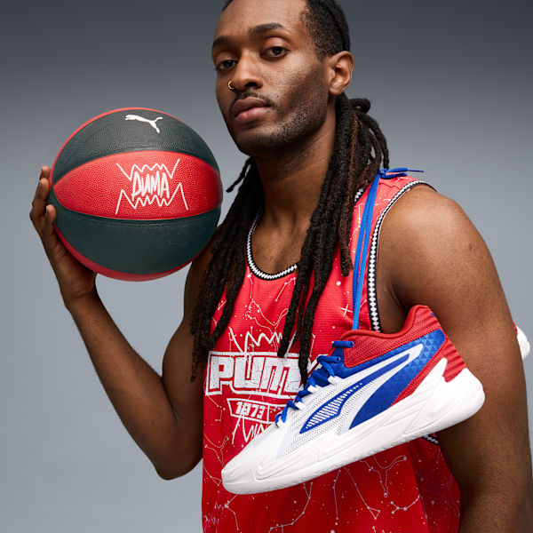 Tenis de básquet The Dagger, PUMA White-Mountain Blue-For All Time Red, large-MEX