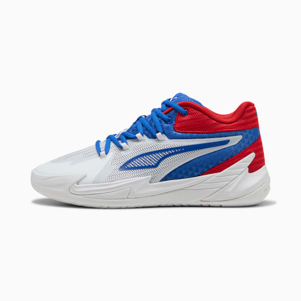 Tenis de básquet The Dagger, PUMA White-Mountain Blue-For All Time Red, large-MEX