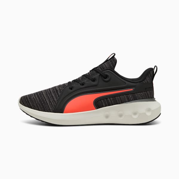 Zapatillas Sofrtide Carson Knit, PUMA Black-Cool Dark Gray-Glowing Red, large-ARG
