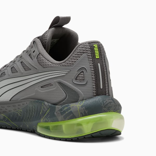 X-Cell Lightspeed Hit the Wall Running Shoes Men, Cast Iron-Yellow Alert, large-MEX