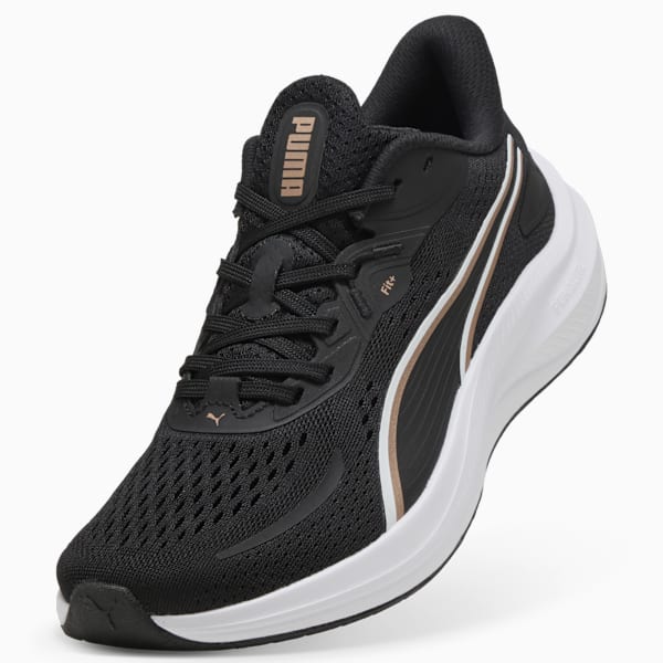 Skyrocket Lite 2 Running Shoes Unisex, PUMA Black-PUMA Gold, large-ZAF