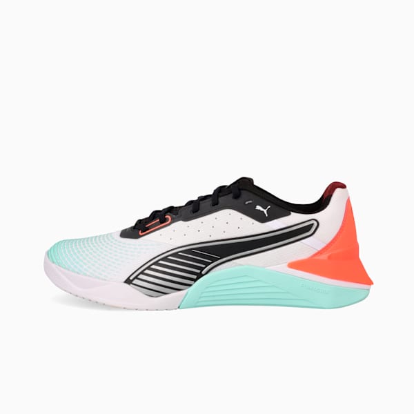 Fuse 4.0 Sneakers Unisex, PUMA White-Mint Melt-Glowing Red-PUMA Black-Ruby Shimmer, large-ZAF
