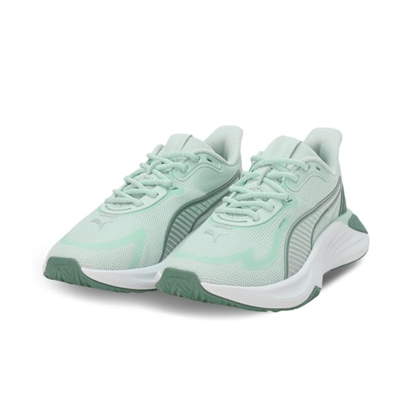 Zapatillas Hybrid Lace para mujer, Peaceful Blue-Green Moon-PUMA White, large-ARG