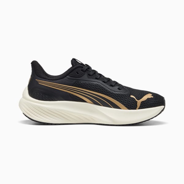 Zapatillas de running Pounce Lite, PUMA Gold-PUMA Black, large-ARG