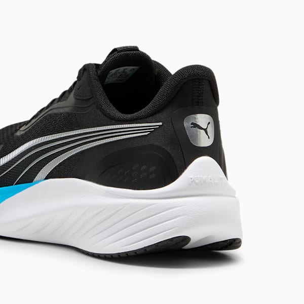 Zapatillas de running Pounce Lite, PUMA Black-Mint Melt-Speed Blue, large-ARG