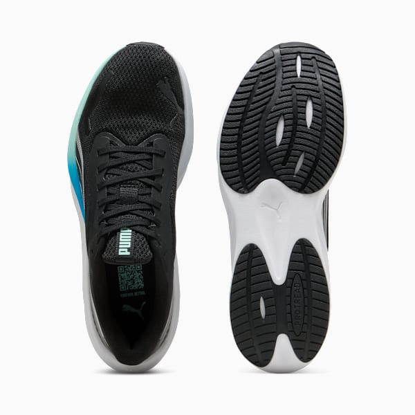 Zapatillas de running Pounce Lite, PUMA Black-Mint Melt-Speed Blue, large-ARG