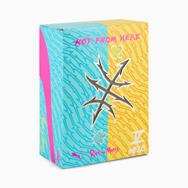 Tênis de Basquete MB.05 PUMA x RICK AND MORTY Unissex, Rickie Orange-Electric Peppermint, large-BRA