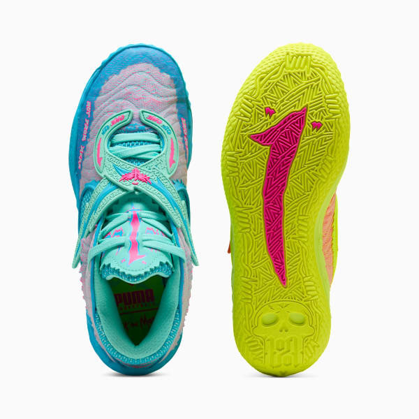 Tenis MB.05 PUMA x RICK AND MORTY, Rickie Orange-Electric Peppermint, large-MEX