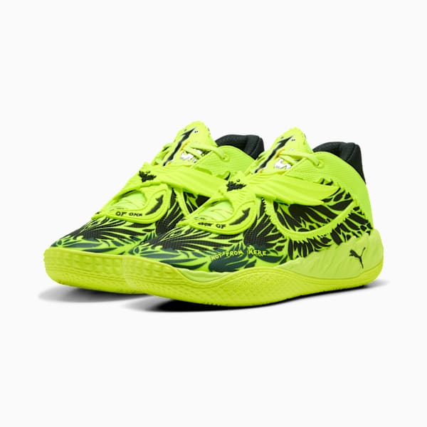 MB.05 Voltage Basketball Shoes, Yellow Alert-PUMA Black, large-MEX