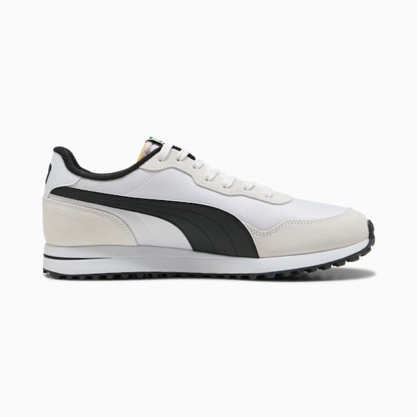 Helsinki Golf Shoes Unisex, PUMA White-PUMA Black, large-ZAF