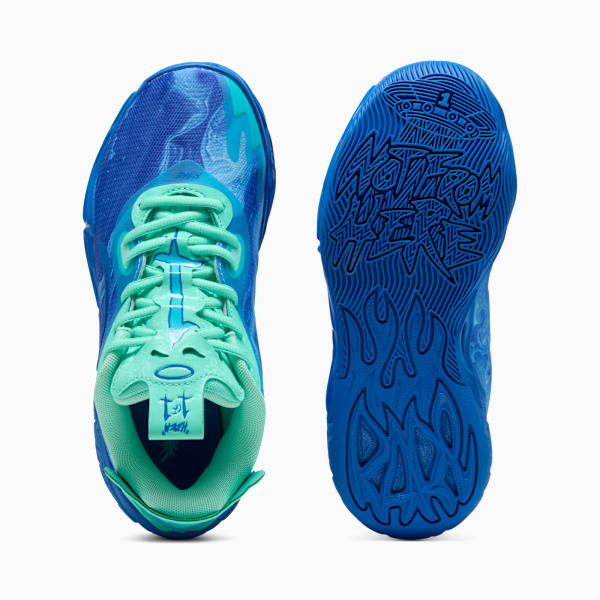 Tenis de básquet MB.04 Lo Team para adolescentes, Ultra Blue-Blue Glimmer-New Navy, large-MEX
