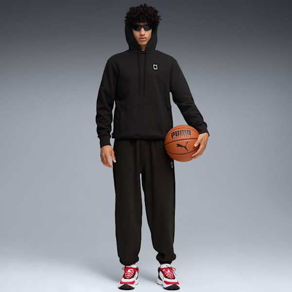 Court Pro 2 Basketball Shoes Unisex, PUMA Black-For All Time Red-PUMA White, large-MEX