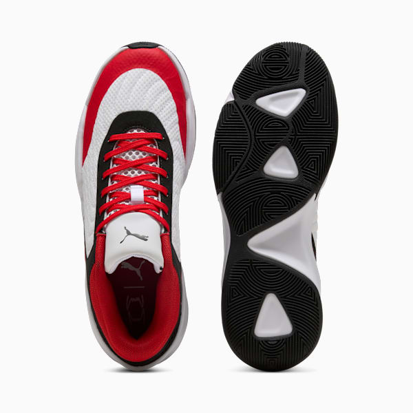 Court Pro 2 Basketball Shoes Unisex, PUMA Black-For All Time Red-PUMA White, large-MEX