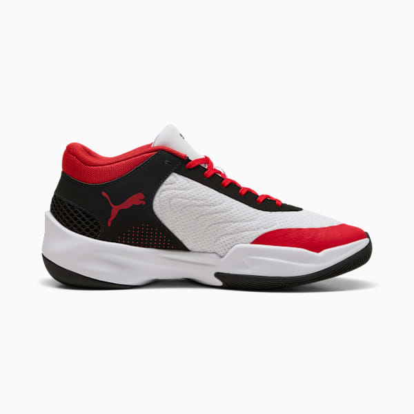 Court Pro 2 Basketball Shoes Unisex, PUMA Black-For All Time Red-PUMA White, large-MEX