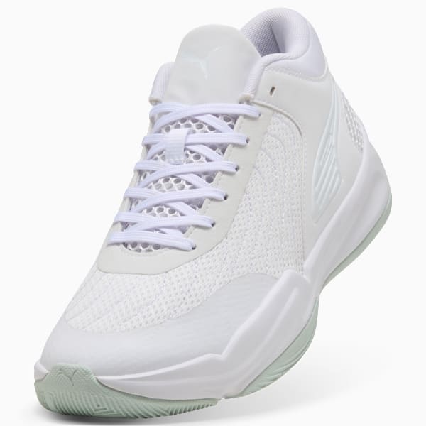 Court Pro 2 Basketball Shoes Unisex, PUMA White-Peaceful Blue, large-MEX